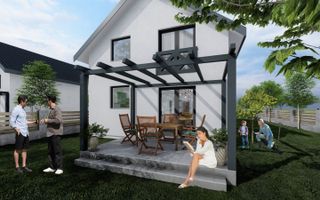 Casa 4 camere la cheie,10 minute de spital 150mp,700mp teren - Poză 3
