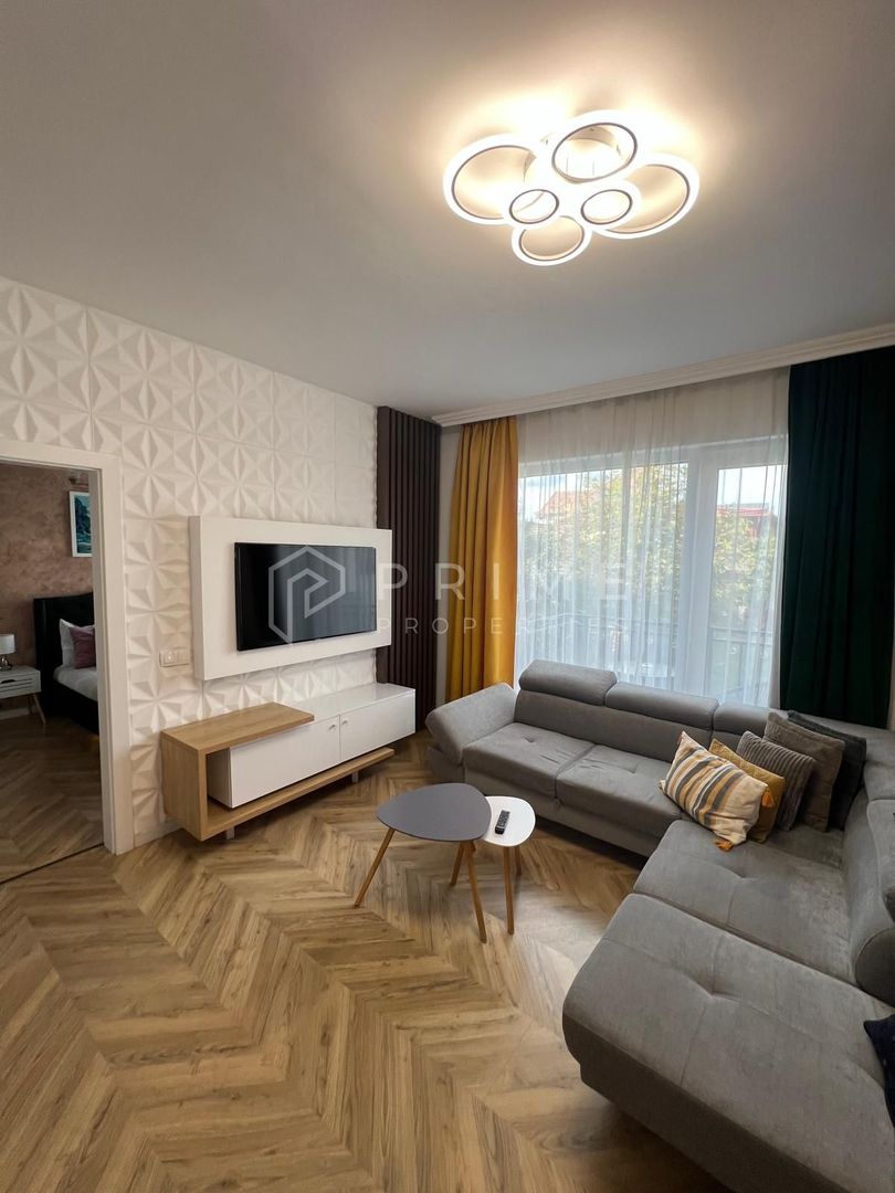 Apartament 2 camere lux de închiriat, central, bloc nou, loc parcare - Poză 4