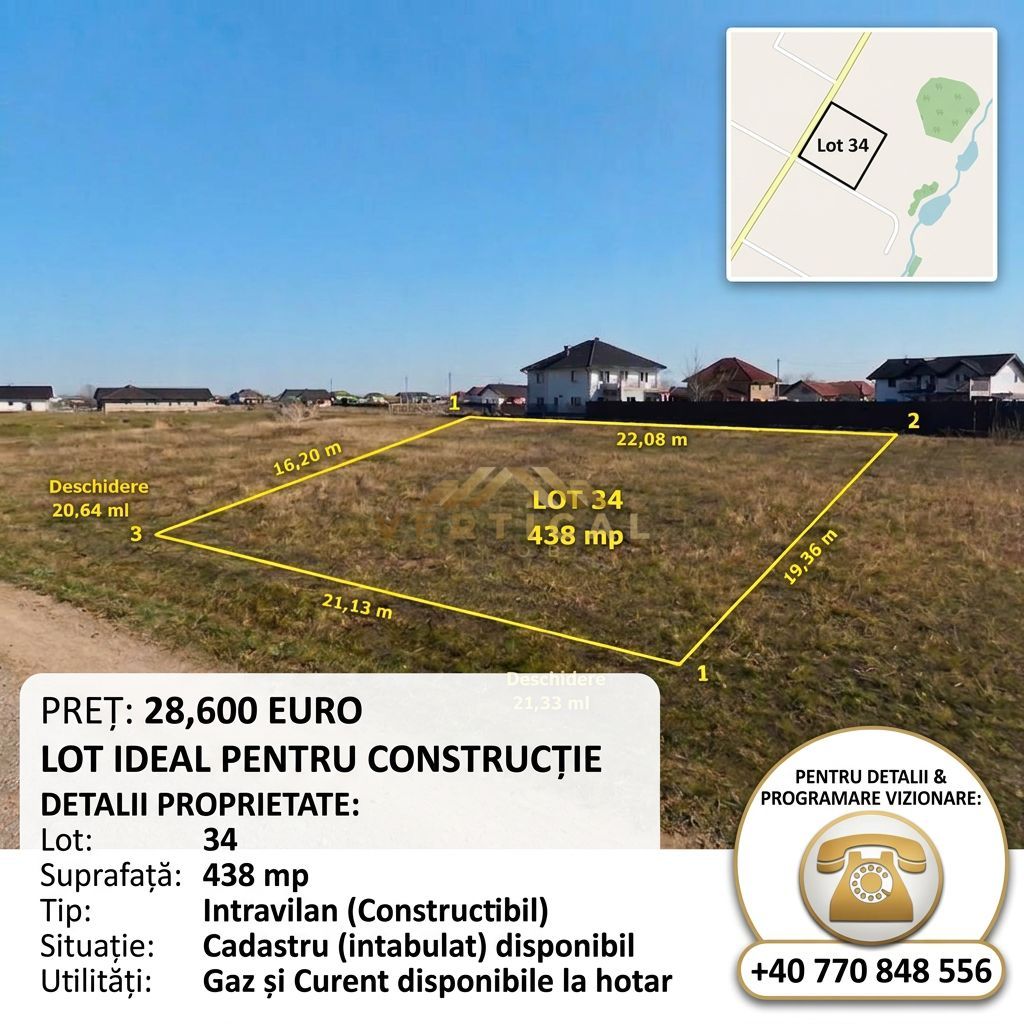 Teren Intravilan de Vânzare – Lot Ideal pentru Construcție Vidra - Poză 1
