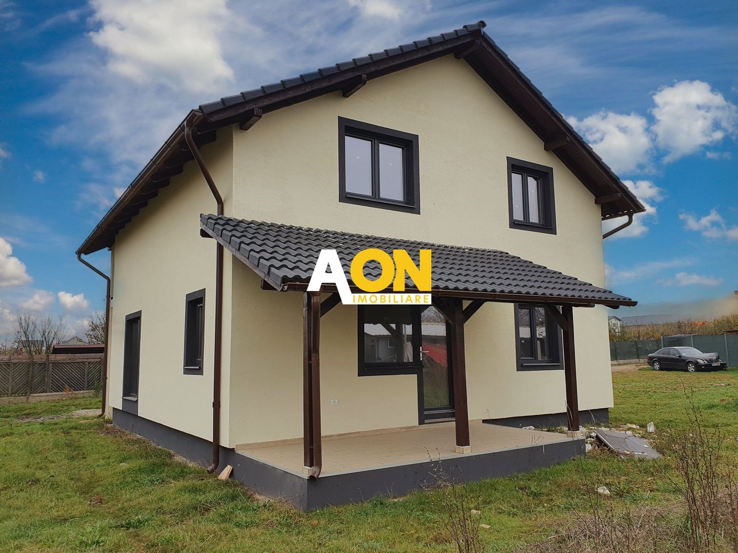 Casă nouă P+M, 5 camere, încălzire pardoseală, Alba-Micești, stânga - Poză 2