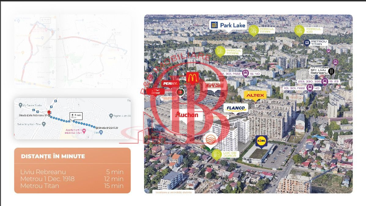 Apartament 3 camere-Auchan Titan-Liviu Rebreanu-Comision 0 - Poză 14