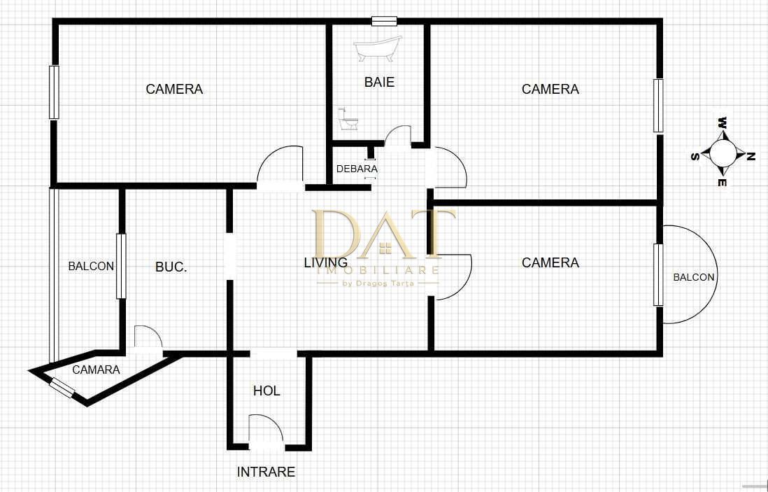 Apartament 4 camere | 76mp | Marasti | zona sens giratoriu Marasti - Poză 8