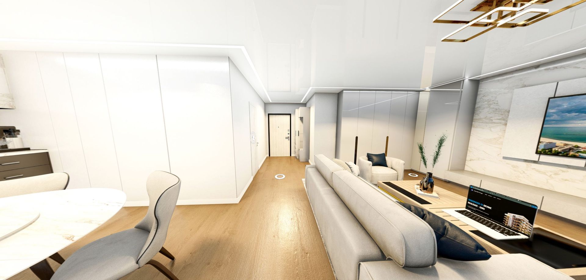 DEZVOLTATOR -Ap. 2 cam. 52 mp Comision 0 % Mamaia nord OBA TOWER - Poză 13