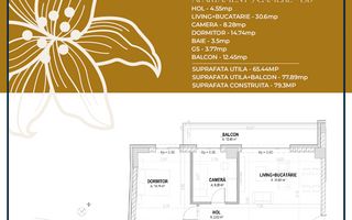 Apartament 3 camere nou- Pta-Unirii AP13B - Poză 3