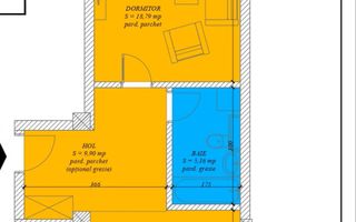 COM 0% Apartamente noi cu 2 camere | Mehala - Schiță 9