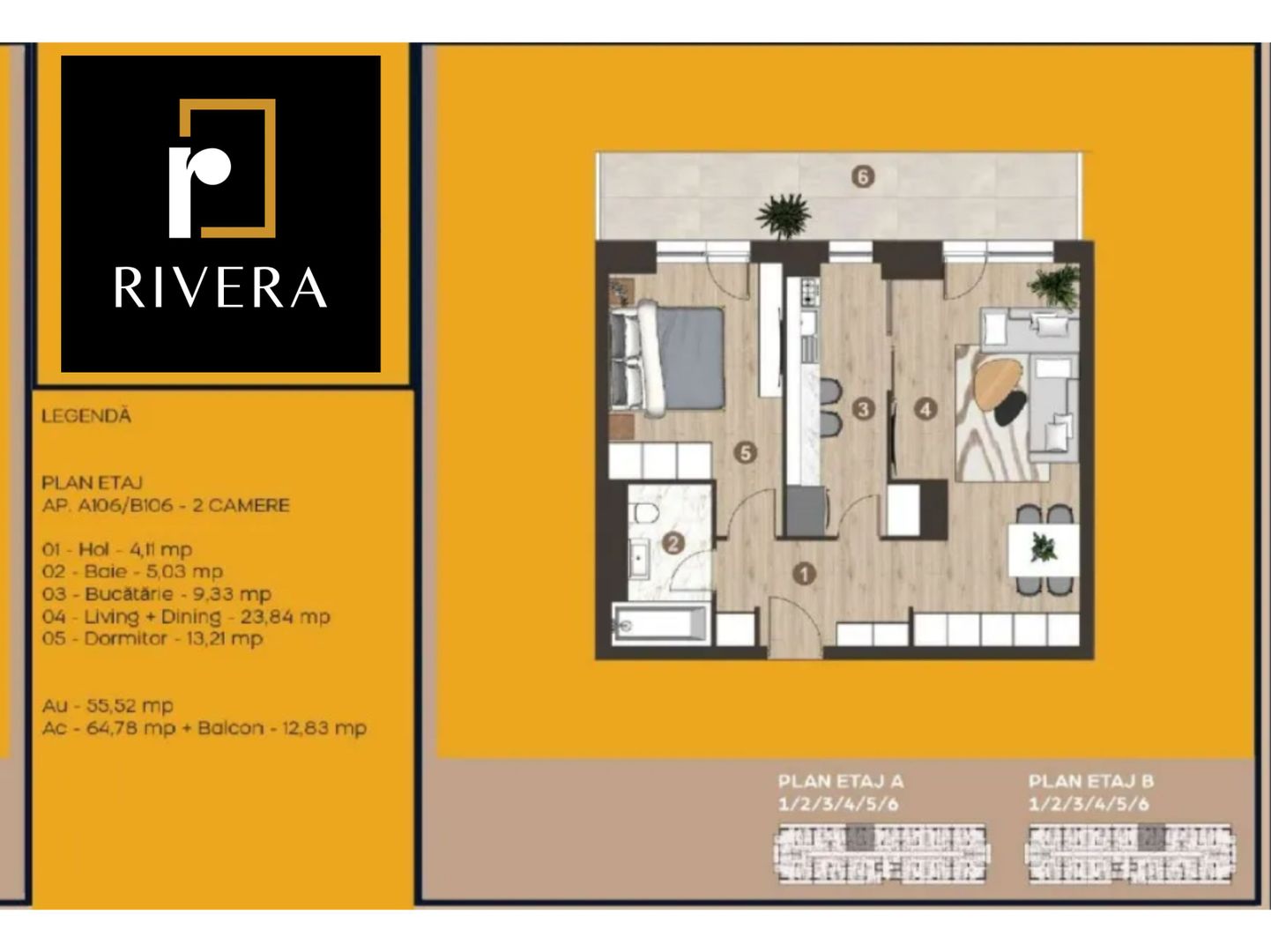 Apartament 2 camere | PIPERA | Incalzire Gratuita - Poză 6