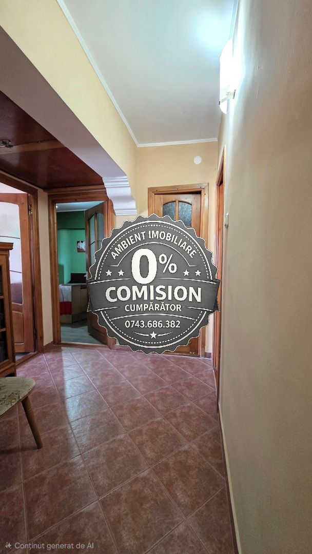 Apartament cu 3 camere, etaj 4, mobilat, VASLUI zona CENTRU - BIG; - Poză 13