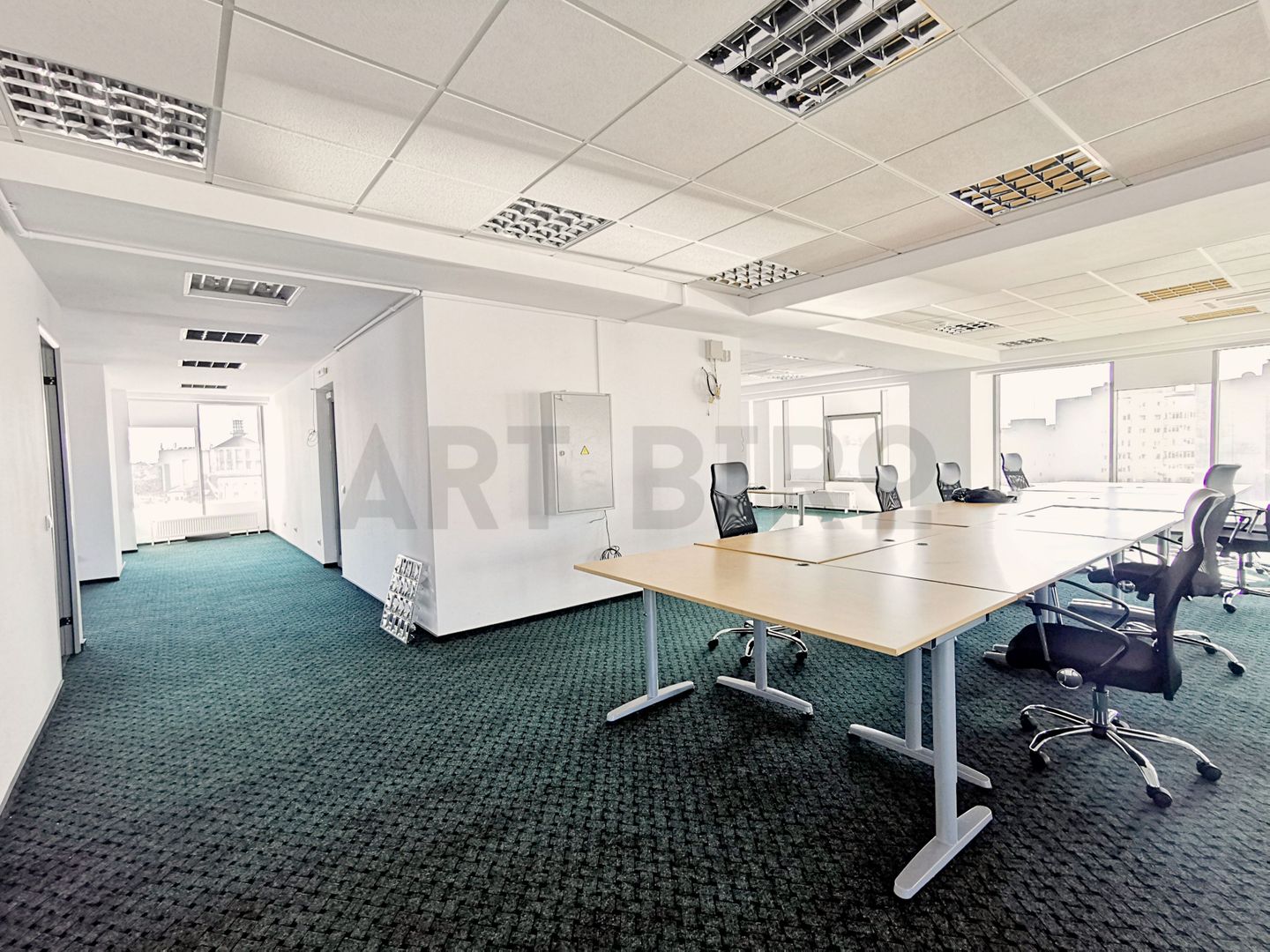 313mp etaj integral cladire birouri Mosilor, 4x parcare, 12' metrou - Poză 2