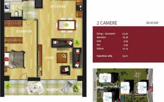 Apartament 2 camere InCity Residence -langa Bucuresti Mall Dristor - Poză 14