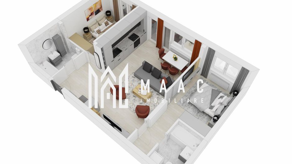 Apartament 3 camere I 64 mp I Sibiu I Doamna Stanca I 2 băi I balcon 10 mp - Poză 5