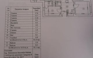 AP. 4 CAMERE SOS. PANTELIMON, MOBILAT/UTILAT, REABILITAT, COMISION 0% - Schiță 17