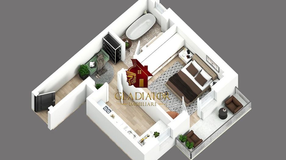 Apartament 1 camere, decomandat, bloc nou, Capat CUG - Lunca Cetatuii - Poză 7