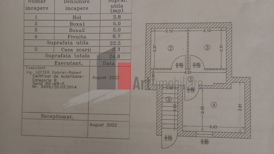 Apartament in vila - Schiță 9
