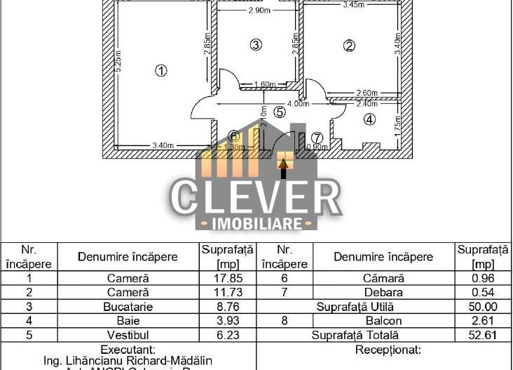 Oportunitate Langa Parcul IOR: 2 Camere Decomandat Pret Avantajos - Schiță 13