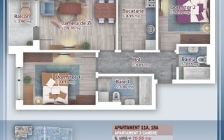 Blvd. 1 Decembrie 1918 - Parcare Subterana - Comision 0% - Schiță 2