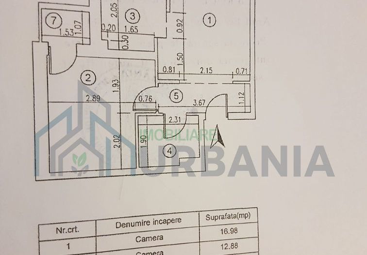 Apartament 2 camere, Copou Bellevue, etaj 3/5, mobilat si utilat - Poză 8