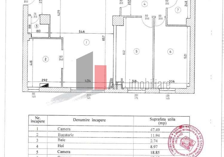 Apartament cu 3 camere de vanzare in zona Straulesti - Poză 8
