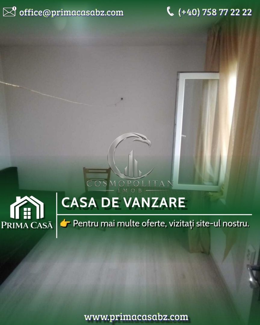 Casa in comuna Sageata BZ teren 3000mp renovata recent Pret: 39.000 euro - Poză 1