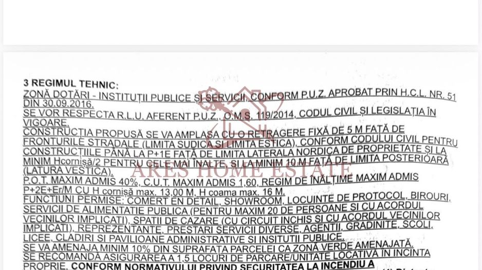 Teren investițional Chișoda | 974 mp | 2 fronturi | PUZ servicii - Poză 6