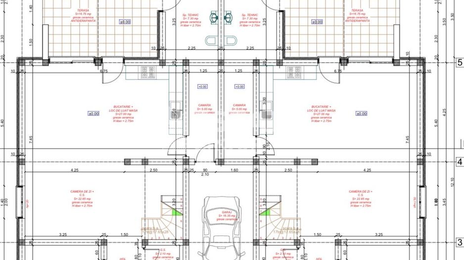 Duplex cu 5 camere despartit prin garaj in Mosnita Noua - Poză 4