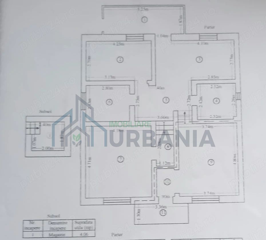 Apartament 3 camere de vânzare pe Str. Brandusa Nr. 35, Iasi - Poză 1