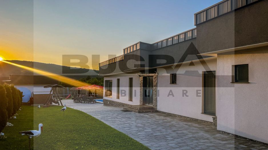 Casa exclusivista cu piscina, 150mp, teren 1500mp, zona Somesu Rece - Poză 21