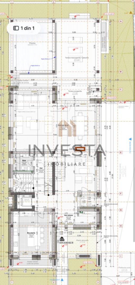 Teren autorizat!| Proiect vila premium zona strazii Ciresilor! - Schiță 5