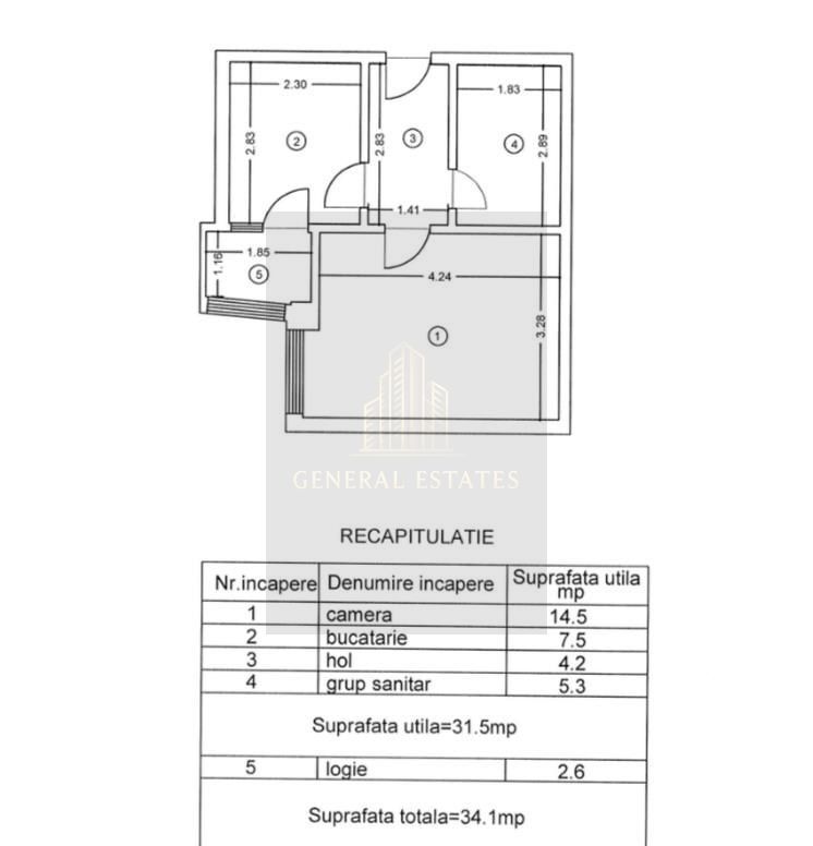 Vânzare apartament cu o cameră - 35 m.p în Păcurari - Iasi - Poză 10