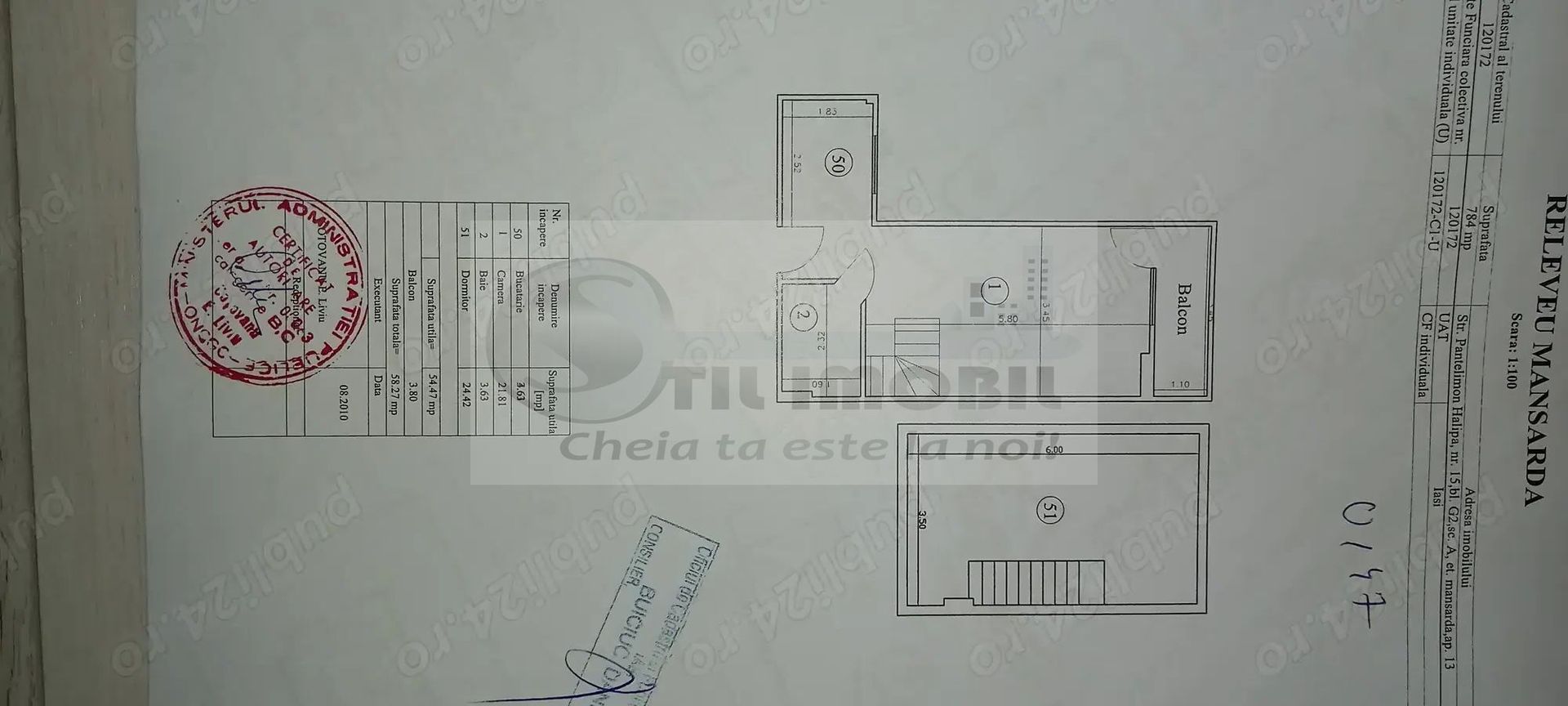 Apartament 2 cam SD - Nicolina,58 mp-Mansarda intabulata- 70.000 euro - Poză 10