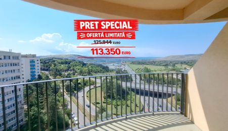 Pret Special!  Apartament 1 camera bloc nou cu CF!