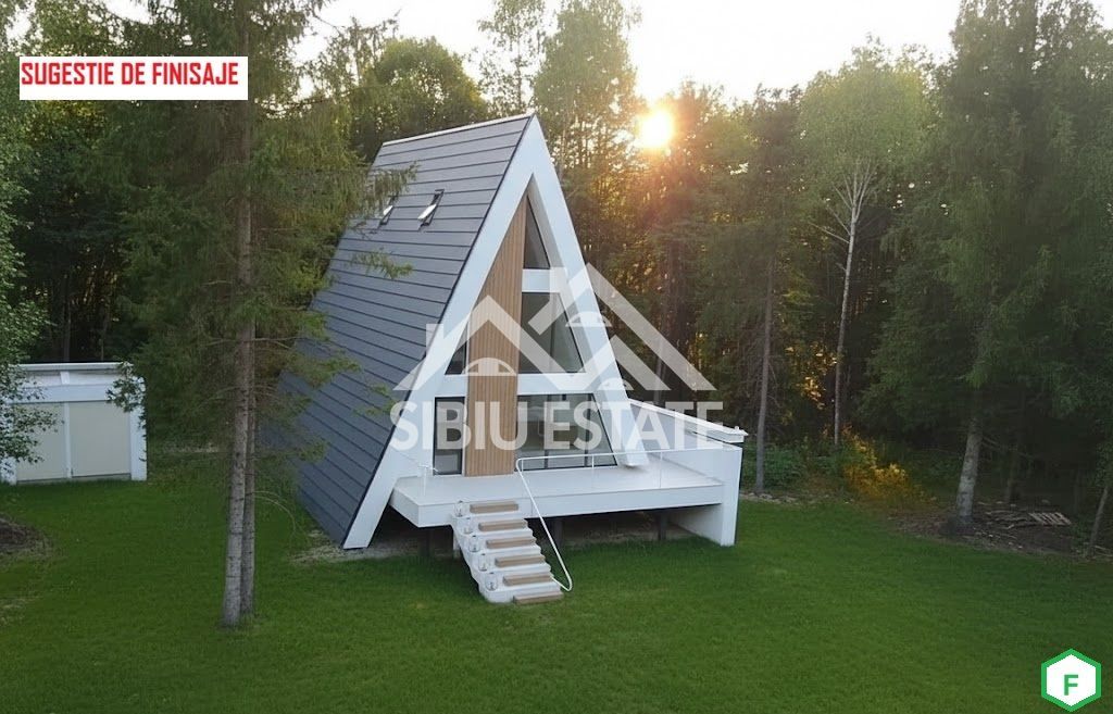 Casa / Cabana A-Frame moderna, 4 camere – Investitie - Poză 18