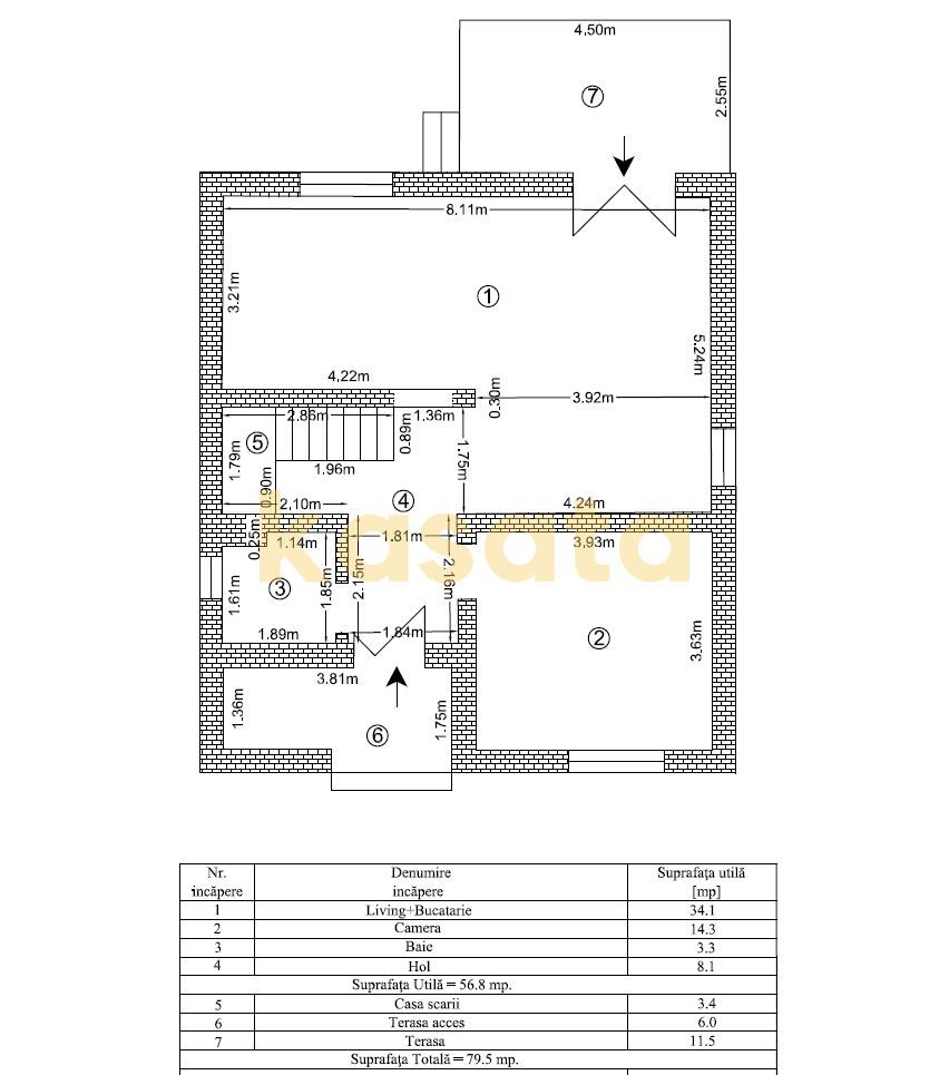 🏡 Casă P+1 de vânzare | 5 camere | Toate utilitățile - Schiță 20