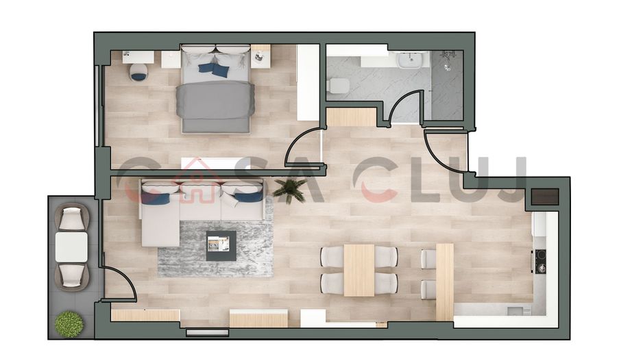 Apartament 2 camere – M-Avenue, Cluj-Napoca | Locație premium lângă Iulius Mall - Poză 6