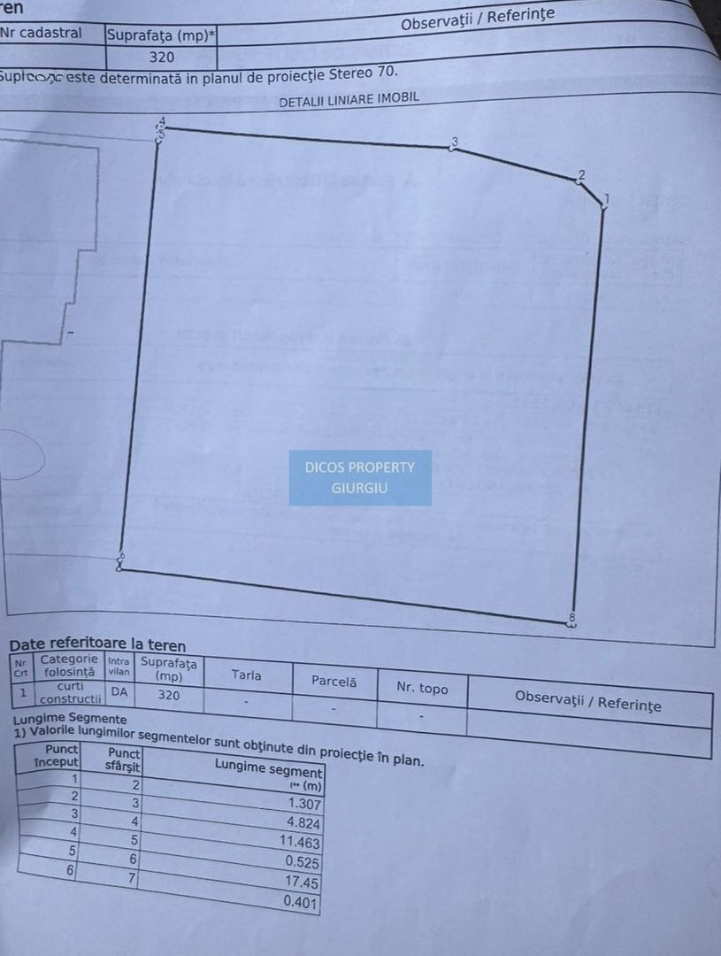 Teren de vânzare pe Strada Orhideelor- 320 mp - Schiță 7