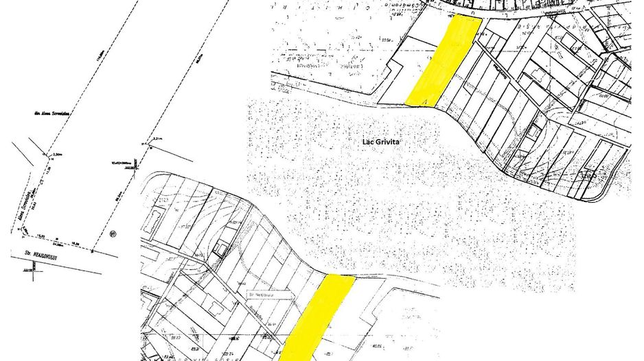 Teren 5963 mp deschidere lac Grivita 42 m cu deschidere la strazi 77 m - Schiță 13