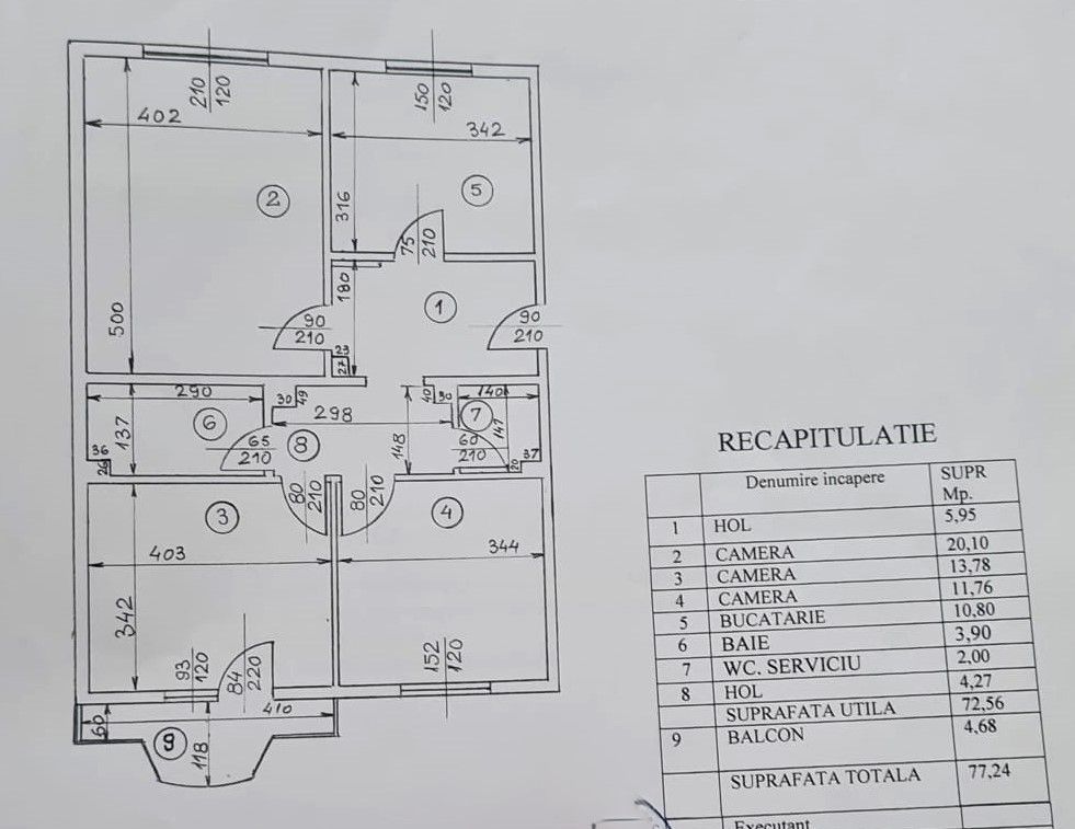 Vânzare Ap 3 Camere Între Nerva Traian & Mall Vitan Centrală TermicaCertificat A - Poză 4