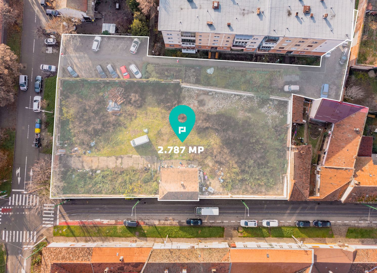 Teren cu PUZ pentru blocuri - 2727 mp - Poză 2