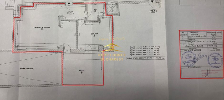 Apartament 2 camere cu terasa si parcare inclusa - Poză 6