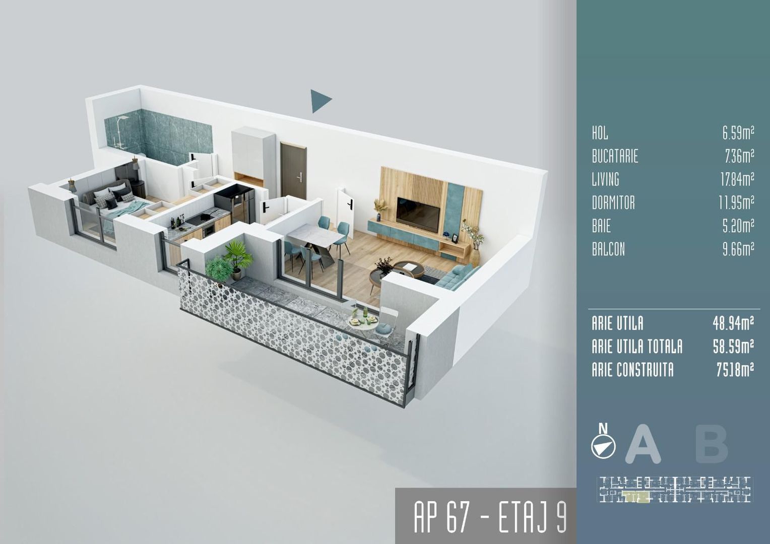 Ultimul Apartament in faza 1 disponibil pt mutare - Poză 15