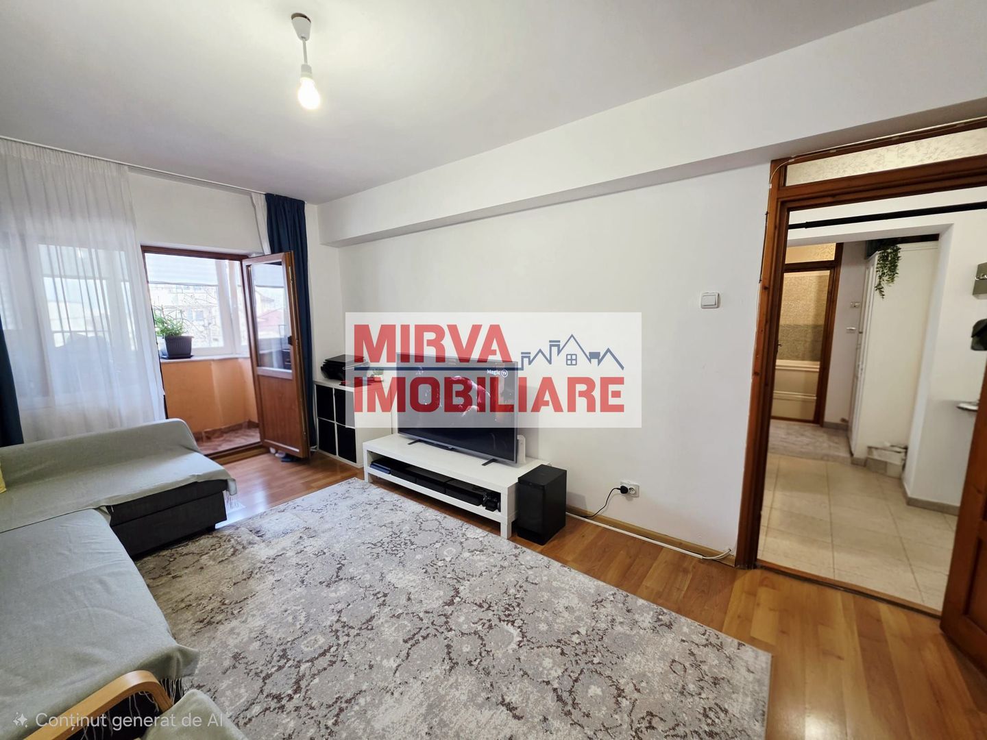 Apartament 2 camere Democrației, decomandat, etaj 2, mobilat si utilat - Poză 1