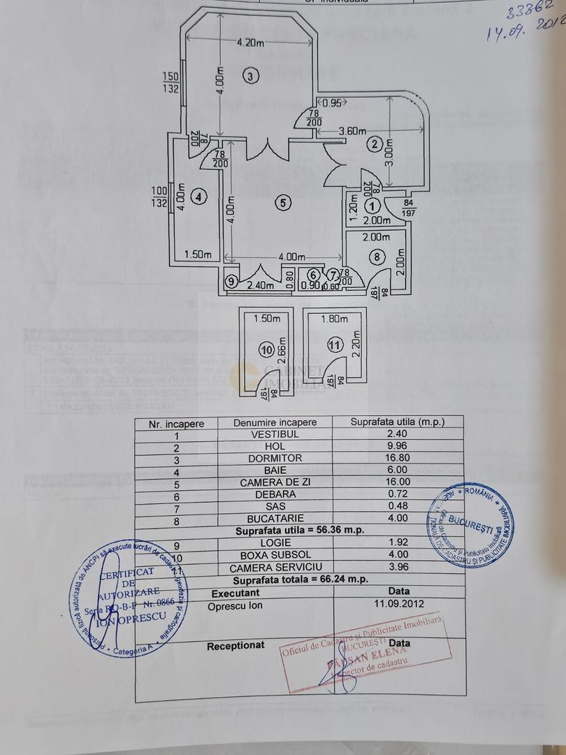 Piața C. A. Rosetti | 2 Camere | 66 mp | Etaj Intermediar - Poză 9