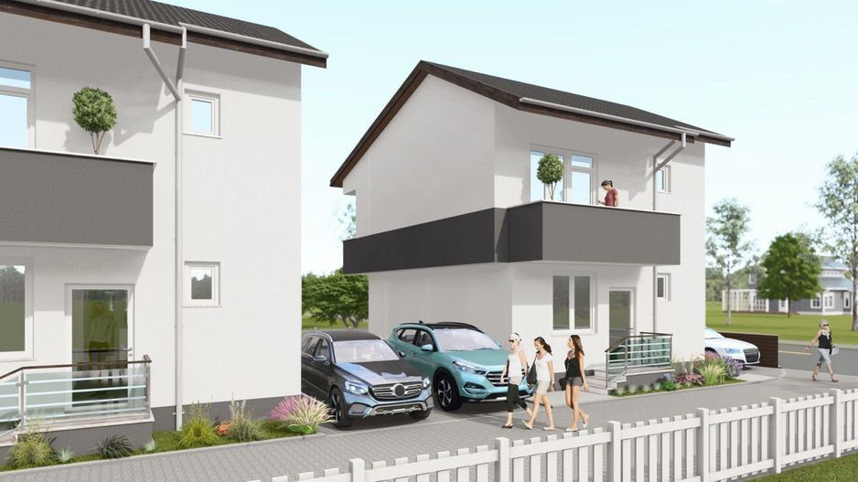 vila ind.+2parcari/112mp utili/115mp curte libera-Leordeni/Spl. Unirii - Poză 12