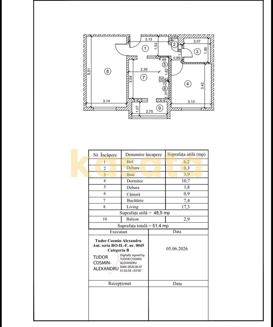OPORTUNITATE | APARTAMENT 2 CAMERE | TEI | BLOC 1986 - Poză 10