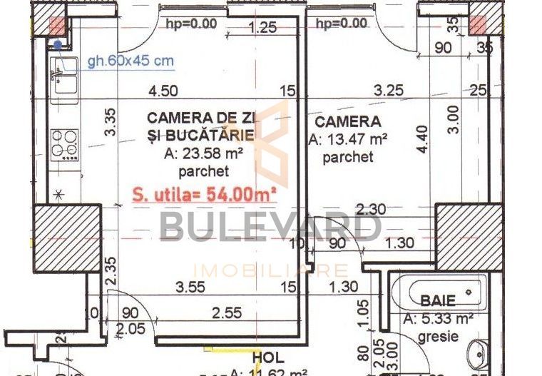 Comision 0. Apartament 2 camere la cheie in bloc nou! - Schiță 18