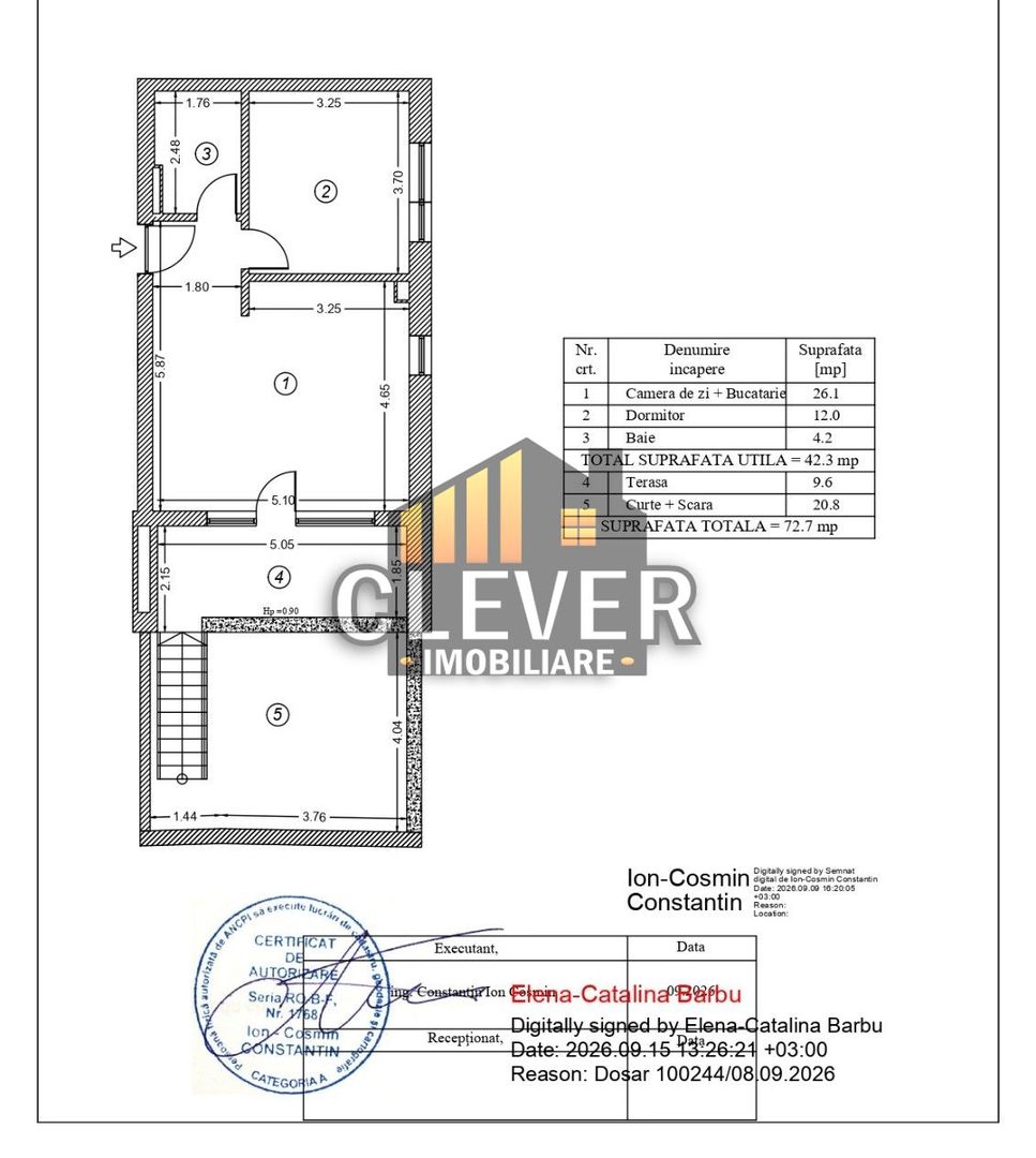 Ap 2 camere Finalizat | Gradina 21mp | Parcare Inclusa | Pallady - Poză 3