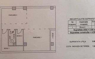 3 camere | Jiului Metrou | Parc Bazilescu | Parcare | Boxa - Schiță 20