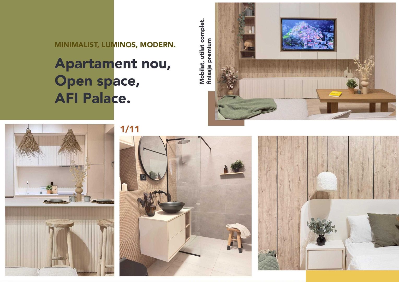Apartament Nou, Open Space, Minimalist, Finisaje Premium-Exigent Plaza - Poză 1