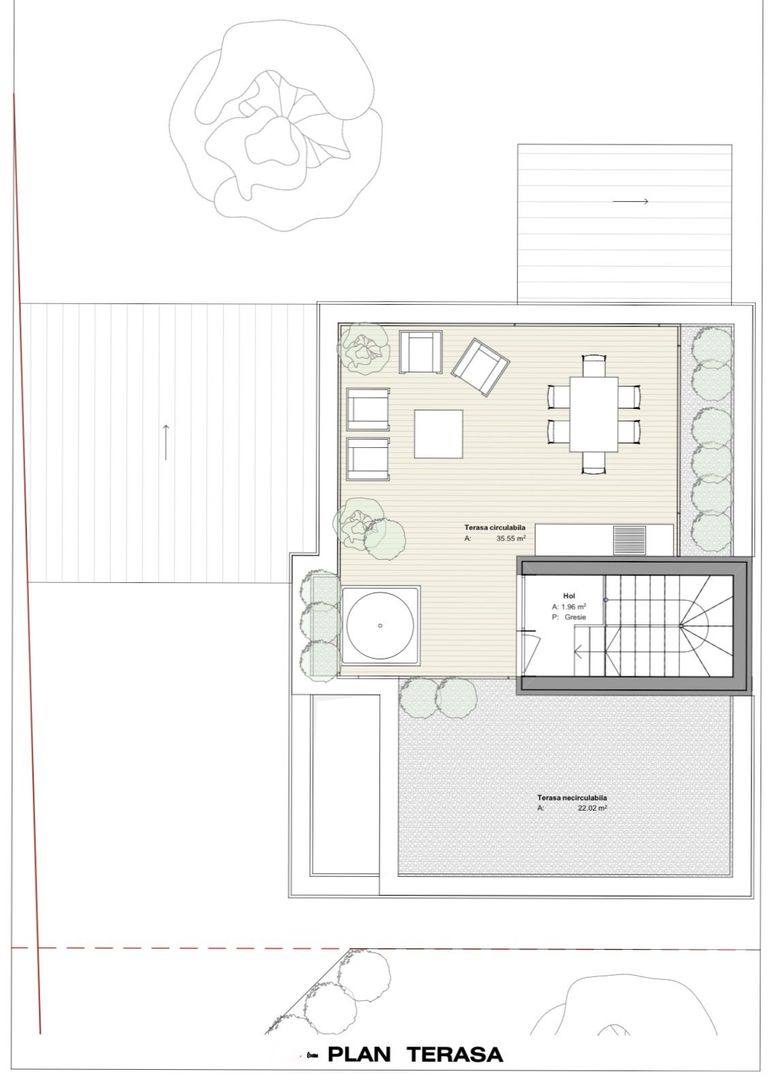 Casa individuala - 172 mp util - terasa rooftop cu jacuzzi , 550 teren - Poză 15