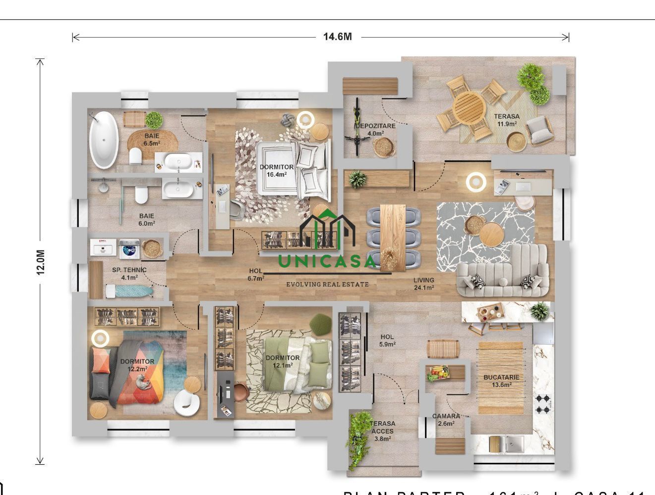 Casă nouă/ Construită doar pe parter/ Bujoreni/ 4 Camere - Poză 10
