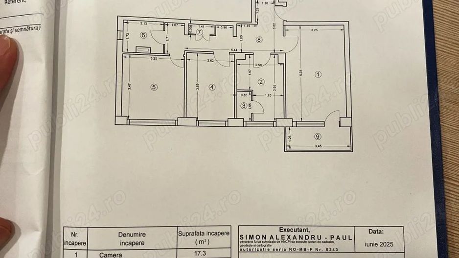 Apartament 3 camere, decomandat, metrou, Iancului - Poză 9